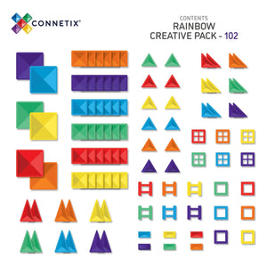 Connetix - Creative Pack - 102 Parça | Rainbow