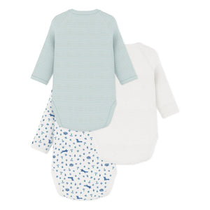 Petit Bateau - 3'lü Organik Pamuk Tilki Çapraz Çantalar | Beyaz