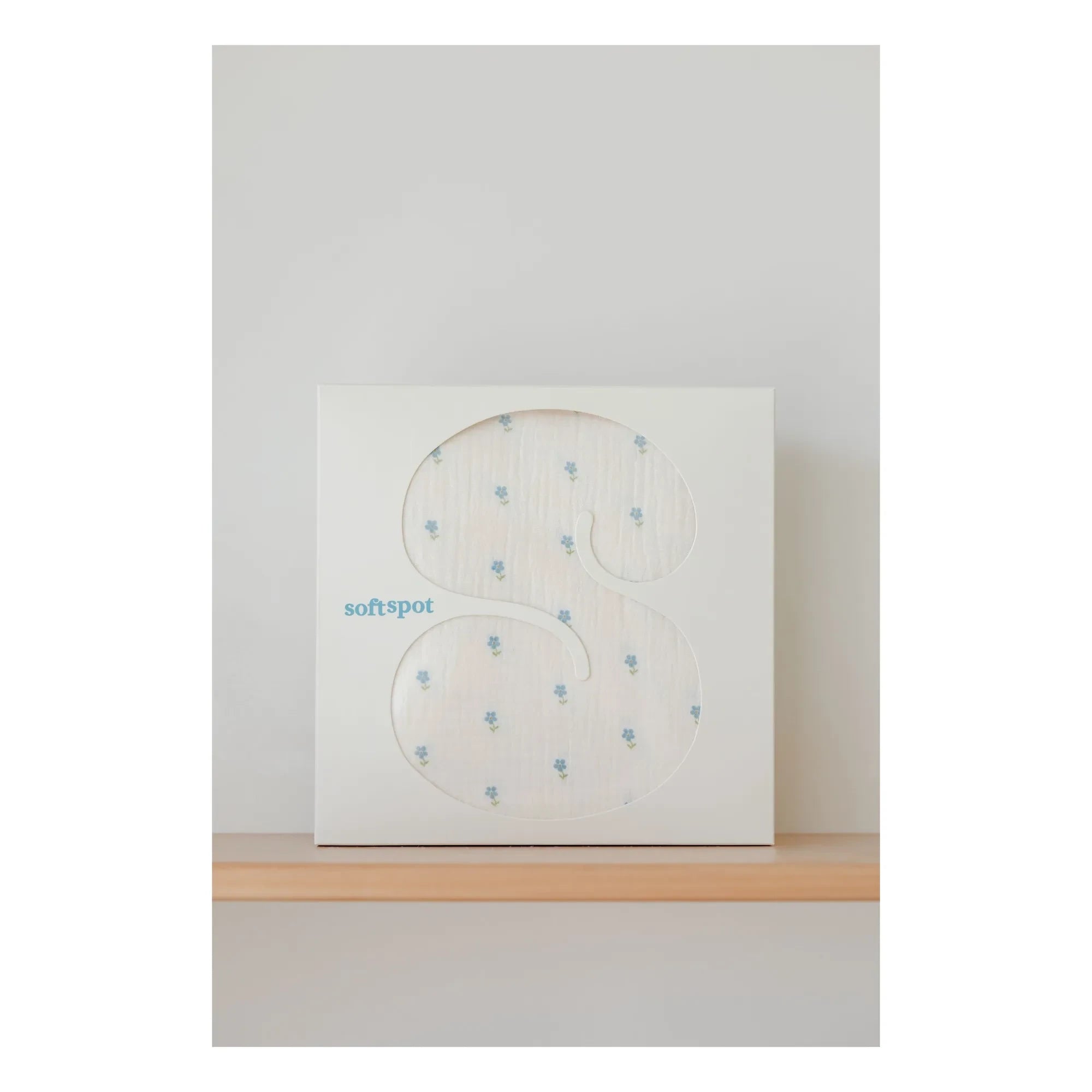 Soft Spot - Periwinkle organik pamuk kundak bezi | Mavi
