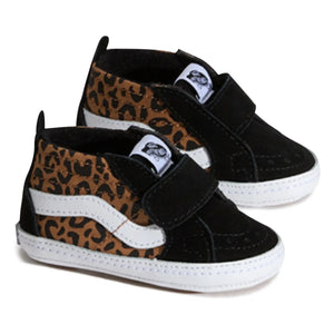 Vans - SK8-Hi Crib Leopar Çizik Sneakers | Kahverengi
