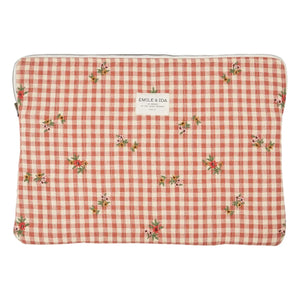 Emile et Ida - Vichy Laptop Kılıfı | Hardal