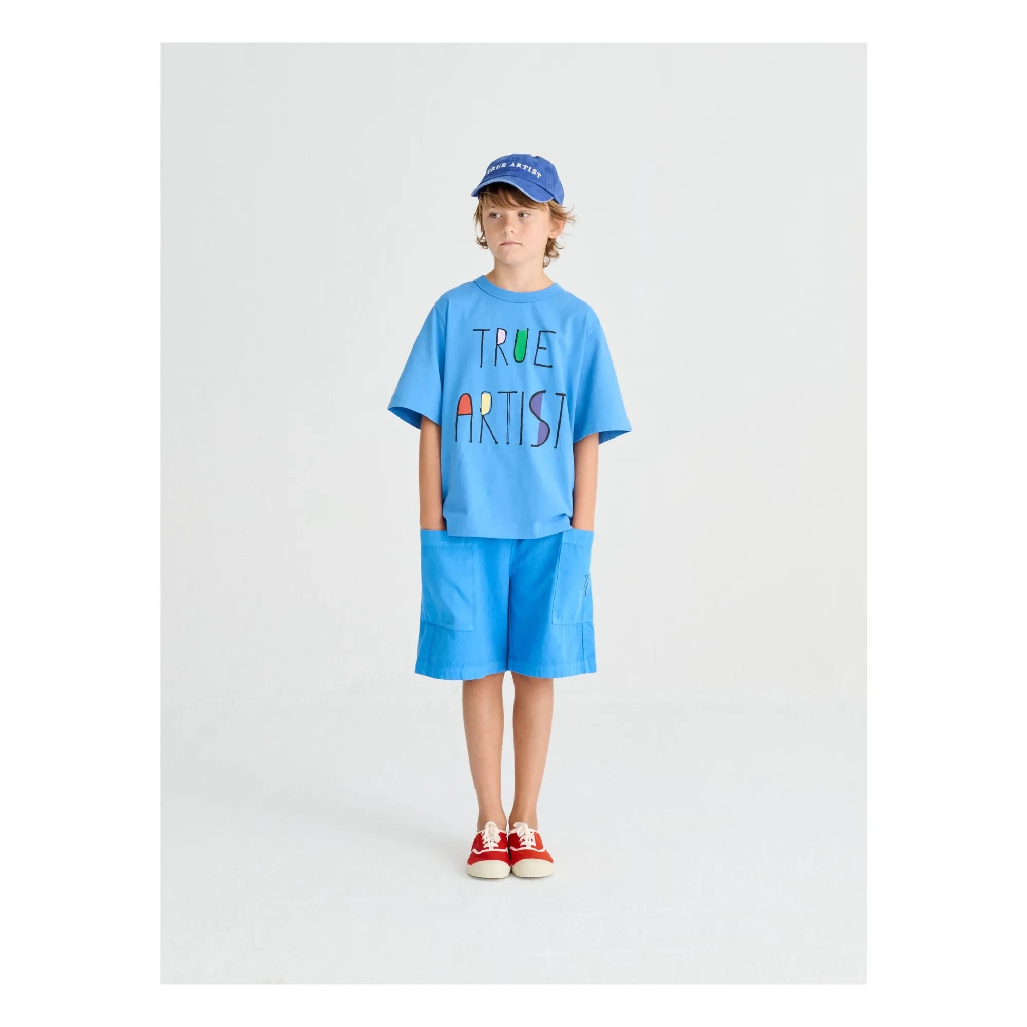 True Artist - N°5 Organik pamuk T-shirt | Kraliyet mavisi
