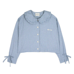 Mipounet - Florence Peter Pan Yaka Gömlek | Mavi