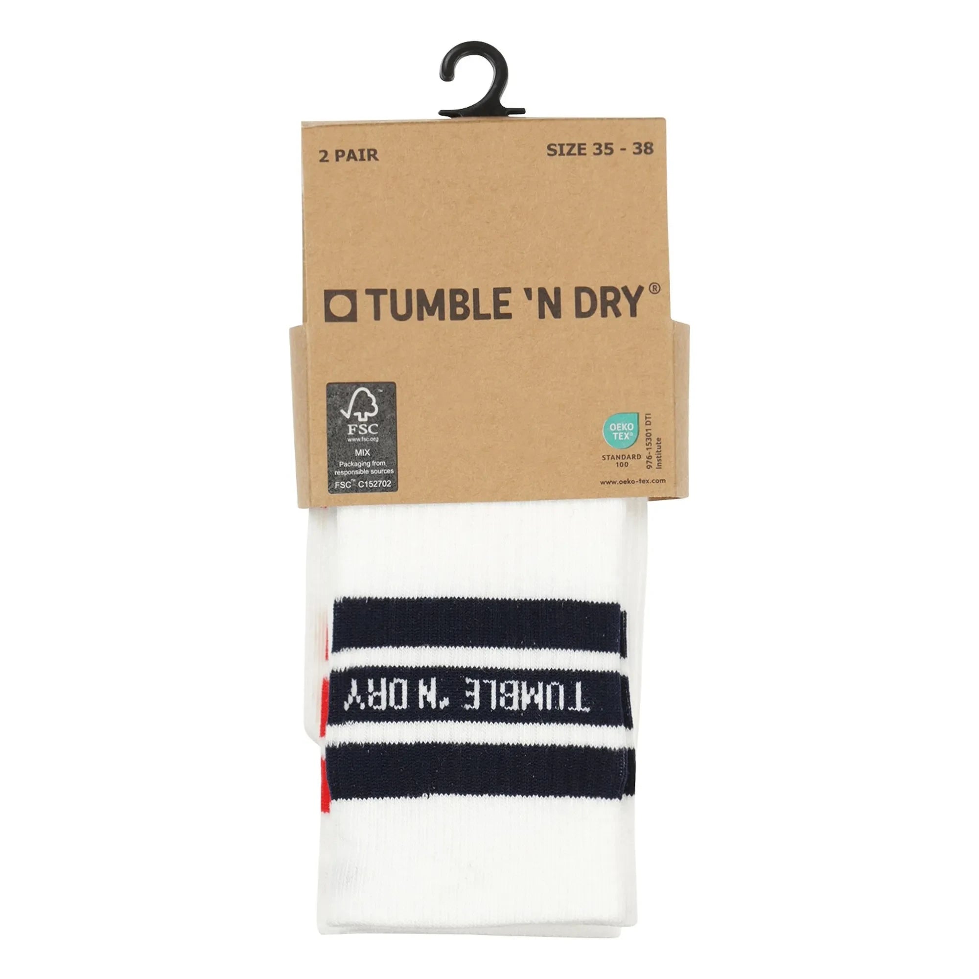 Tumble N'Dry - 2'li Çorap Seti | Kırmızı
