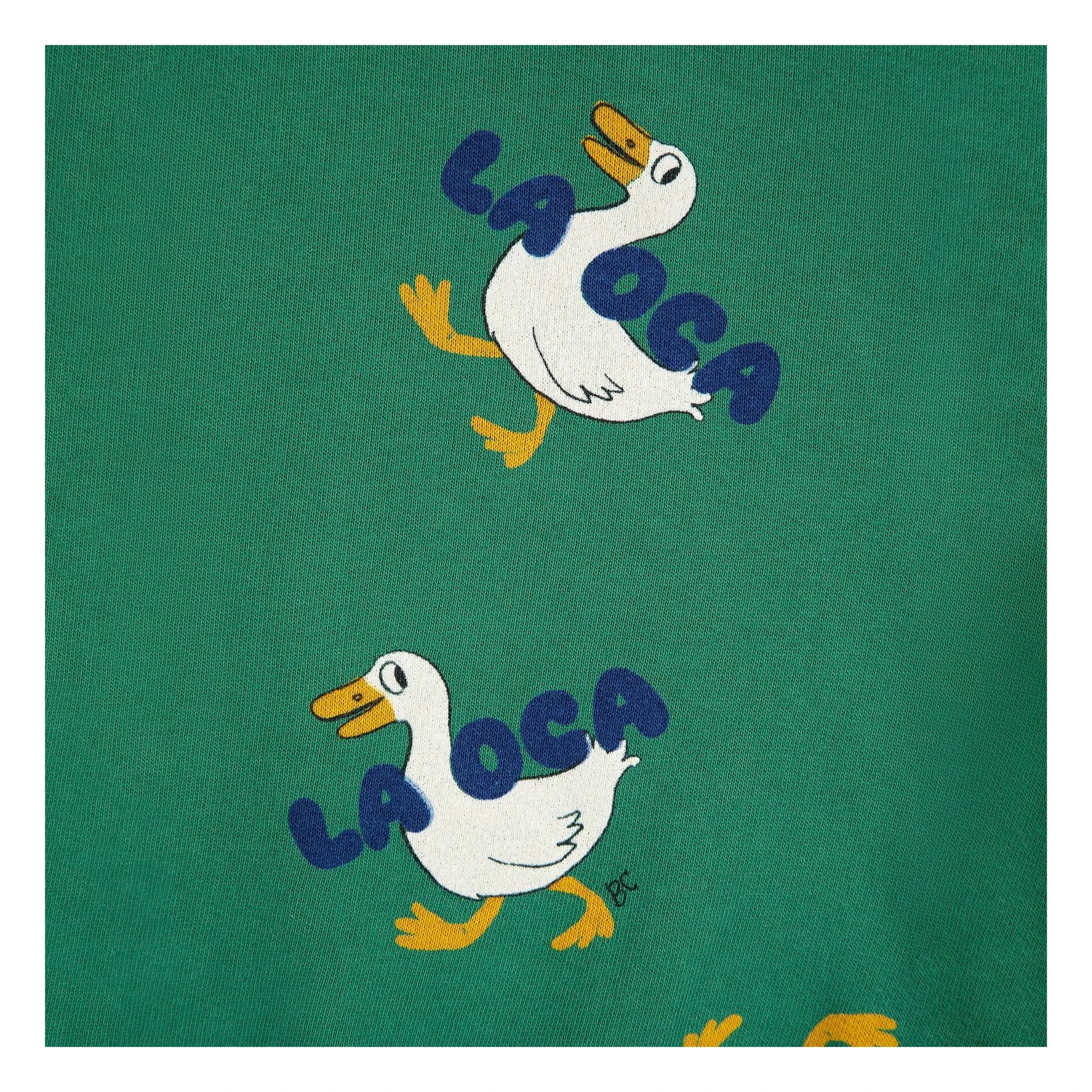 Bobo Choses - Sweat Ducks La OCA Organik Pamuk | Yeşil