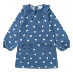 Louis Louise - Odile Kalp Denim Elbise | Mavi