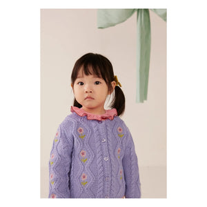 Hello Simone - Jeannette Flowers Hırka | Mauve