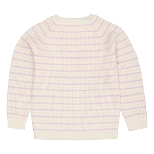 Copenhagen Colors - Çizgili Fitilli Kazak Merino Yünü | Leylak