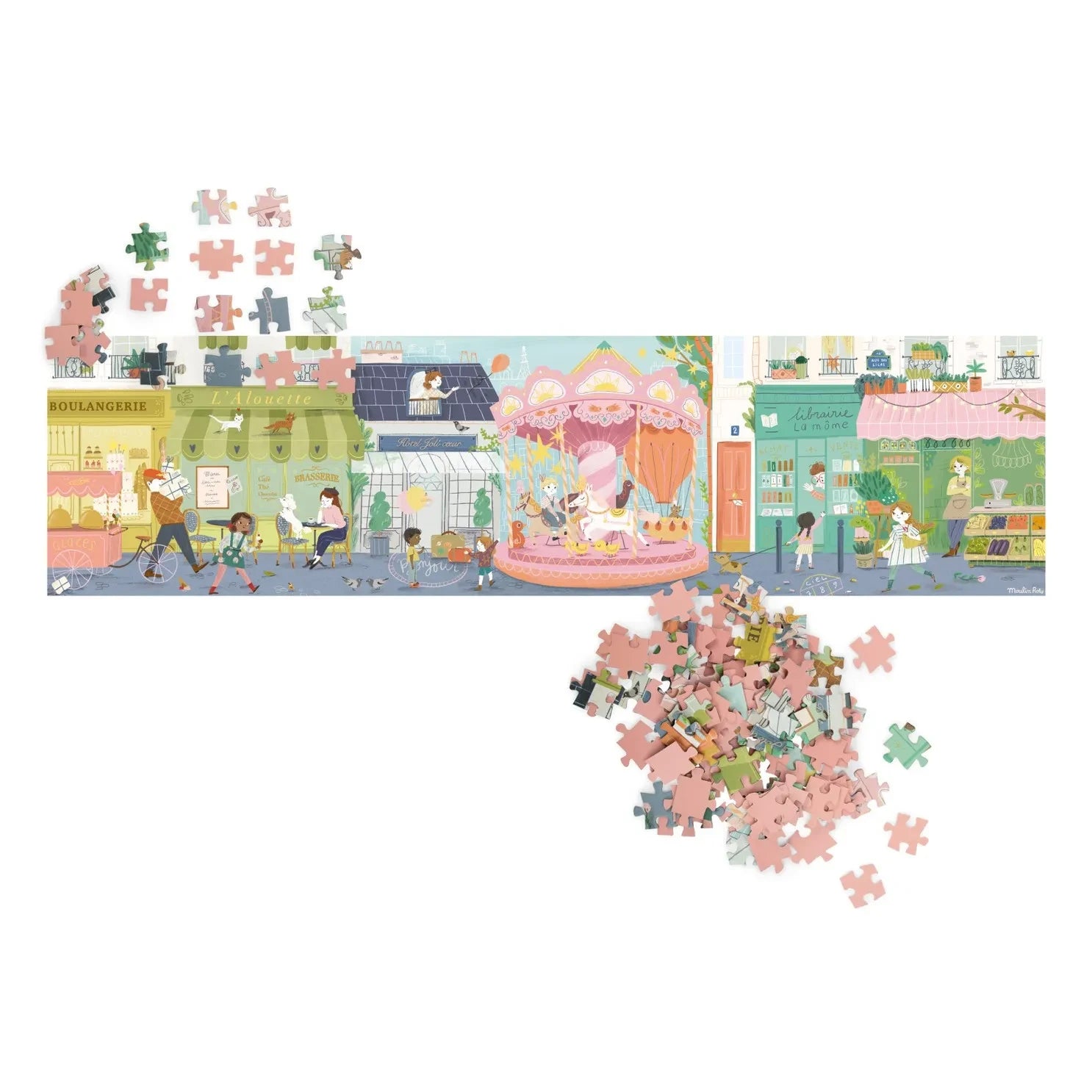 Moulin Roty - "10 Rue des Lilas" Yapboz - Les Parisiennes