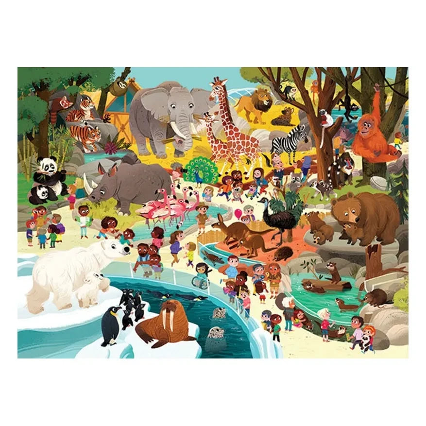 Crocodile Creek - Hayvanat Bahçesinde Bir Gün Yapbozu - 48 Parça