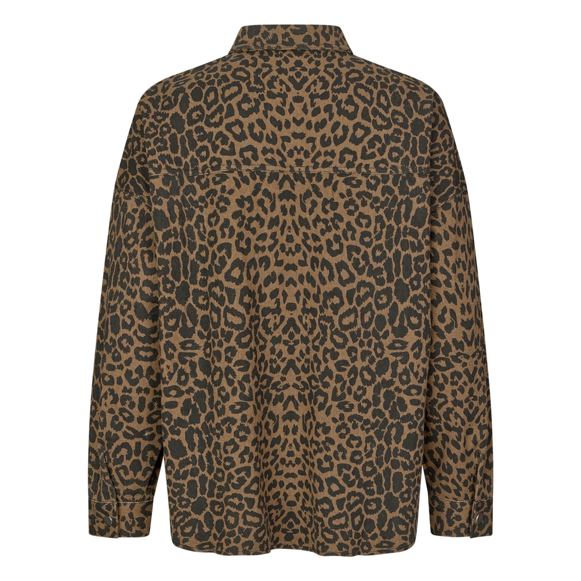 Lollys Laundry - Veida Leopar Overshirt | Kahverengi