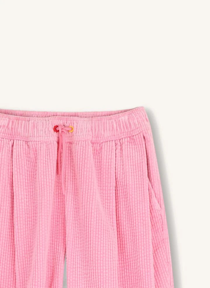 Kenzo - Kadife Lastikli Pantolon | Şeker Pembe