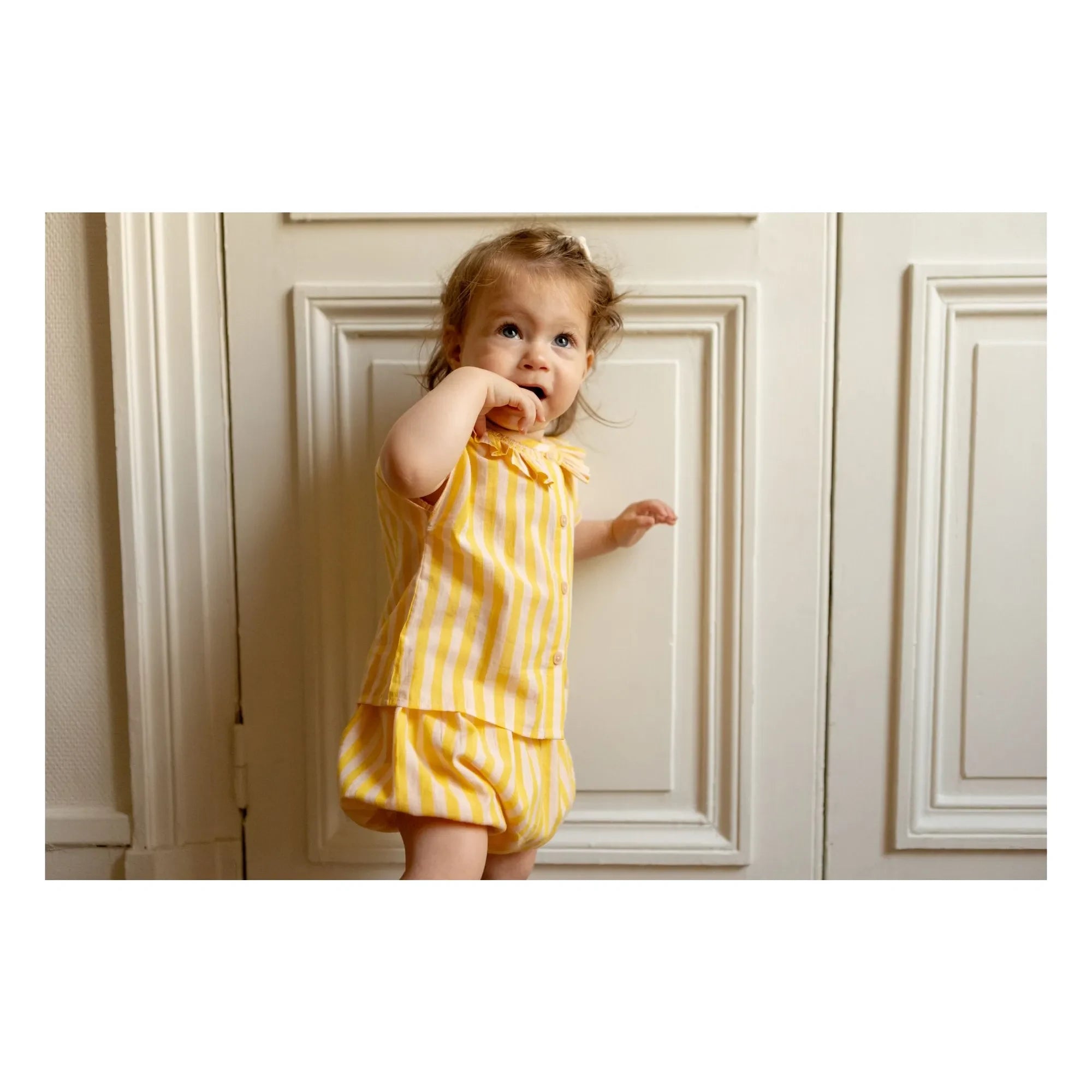 Louis Louise - Bloomer London Çizgili | Sarı