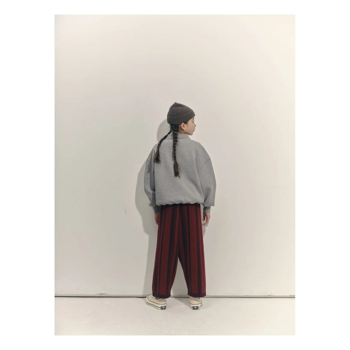 Main Story - Organik Pamuklu Polo Yaka Sweatshirt | Gri