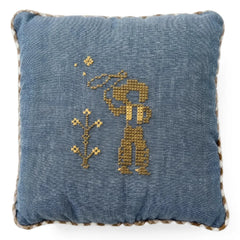 Editions Aimable - Cowboy Clovis yastık | Mavi Chambray