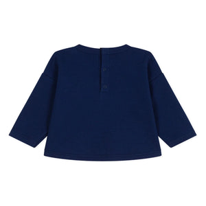 Petit Bateau - Bavarto organik pamuklu sweatshirt | Lacivert