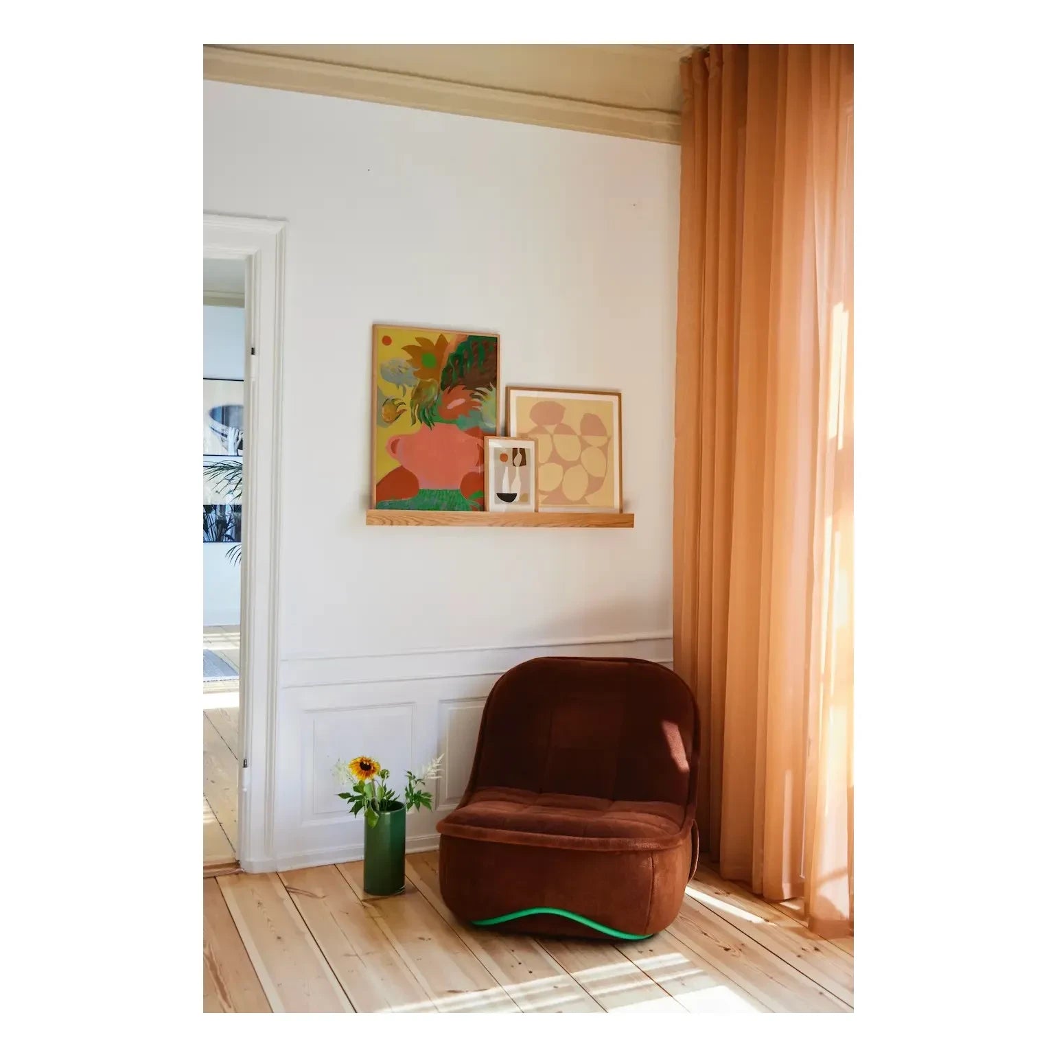 Paper Collective - Ahşap poster standı | Açık meşe