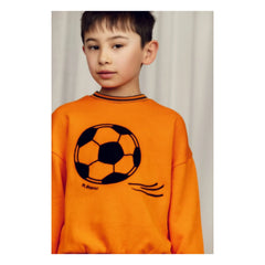 Mini Rodini - Sweat Ball Futbol Organik Pamuk | Turuncu