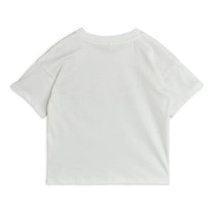 Mini Rodini - Siyam organik pamuk T-shirt | Beyaz