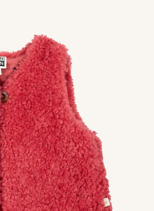 Bonton - Teddy Beti ceket | Framboise