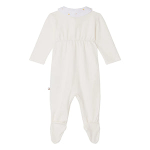 Bonpoint - Tilouan organik pamuklu pijama | Krem