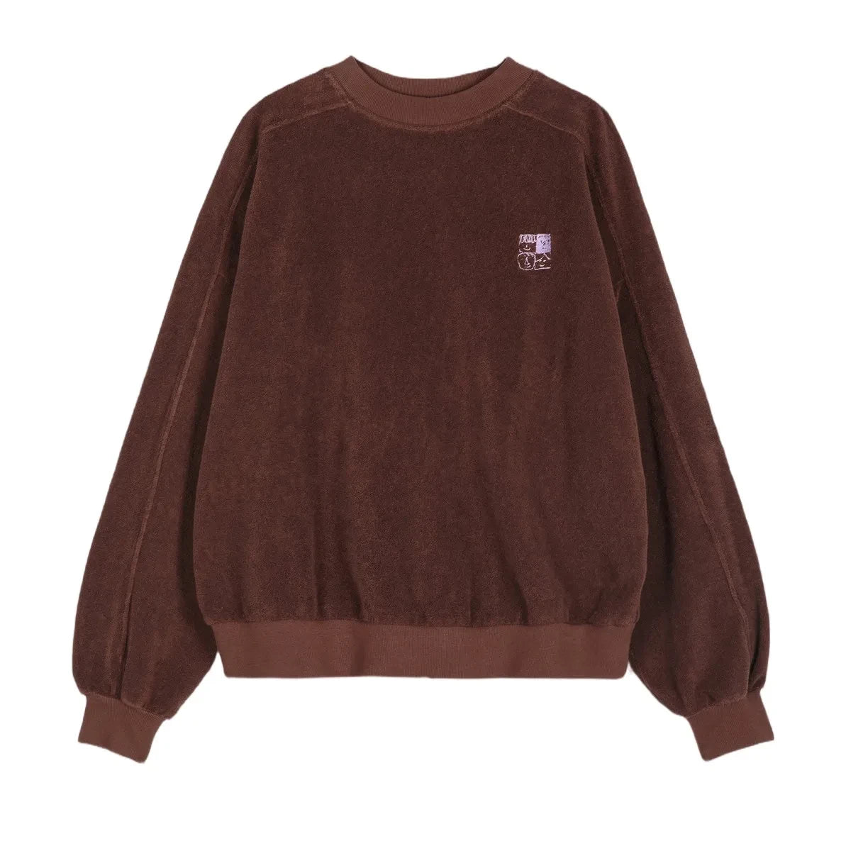 Bobo Choses - Sweat Mystery BC Organik Pamuk | Koyu Kahverengi
