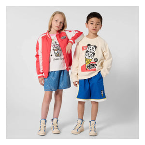Kenzo - Happy Sweet Bubble Tiger Tişört | Beyaz