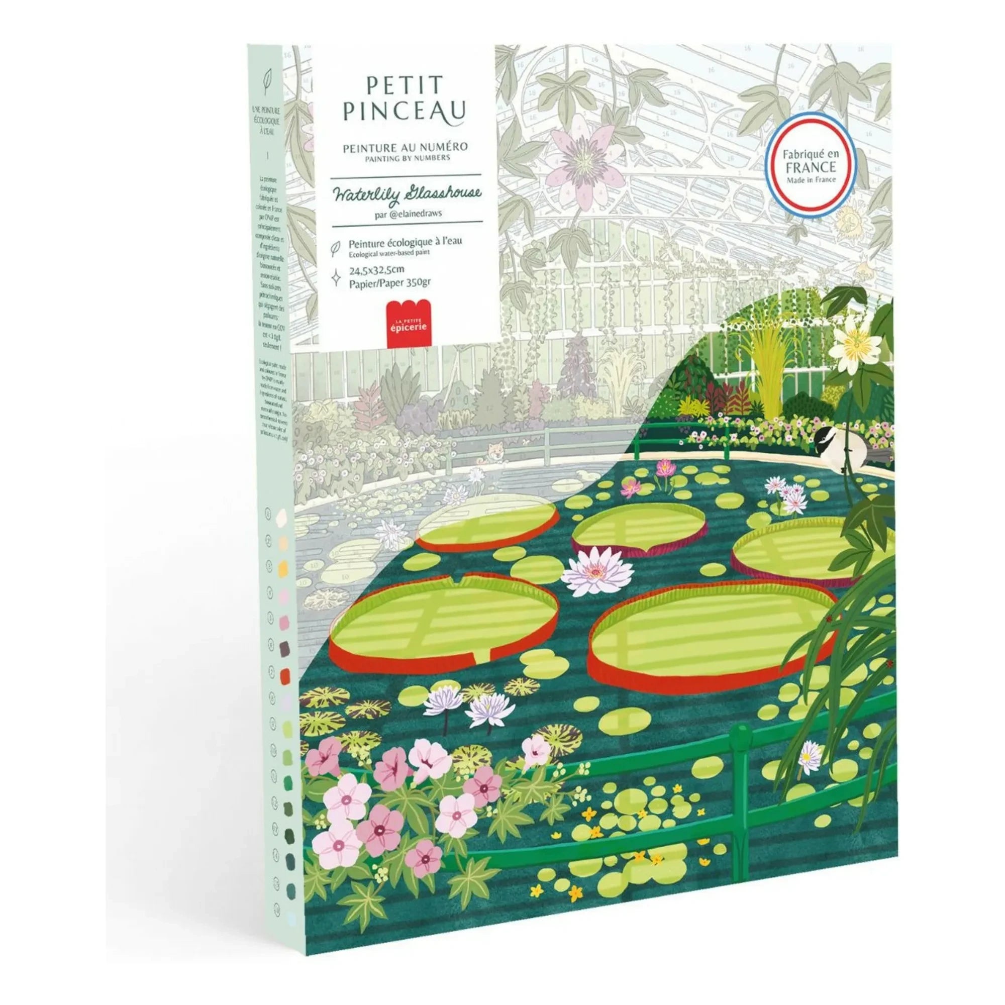 La Petite Épicerie - Nilüferli Cam Ev boyama seti - Elaine Lee