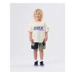 Goldie + Ace - Oversize BMX Tişört | Krem