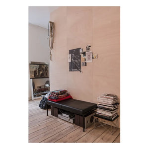 Vitra - LTR Yan Sehpa - Krom kaplamalı taban - Charles & Ray Eames, 1950 | Meşe