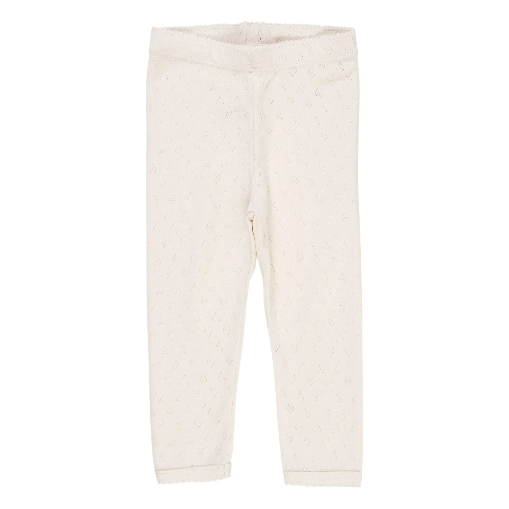 Copenhagen Colors - Kalpli Organik Pamuk Pointelle Tayt | Krem