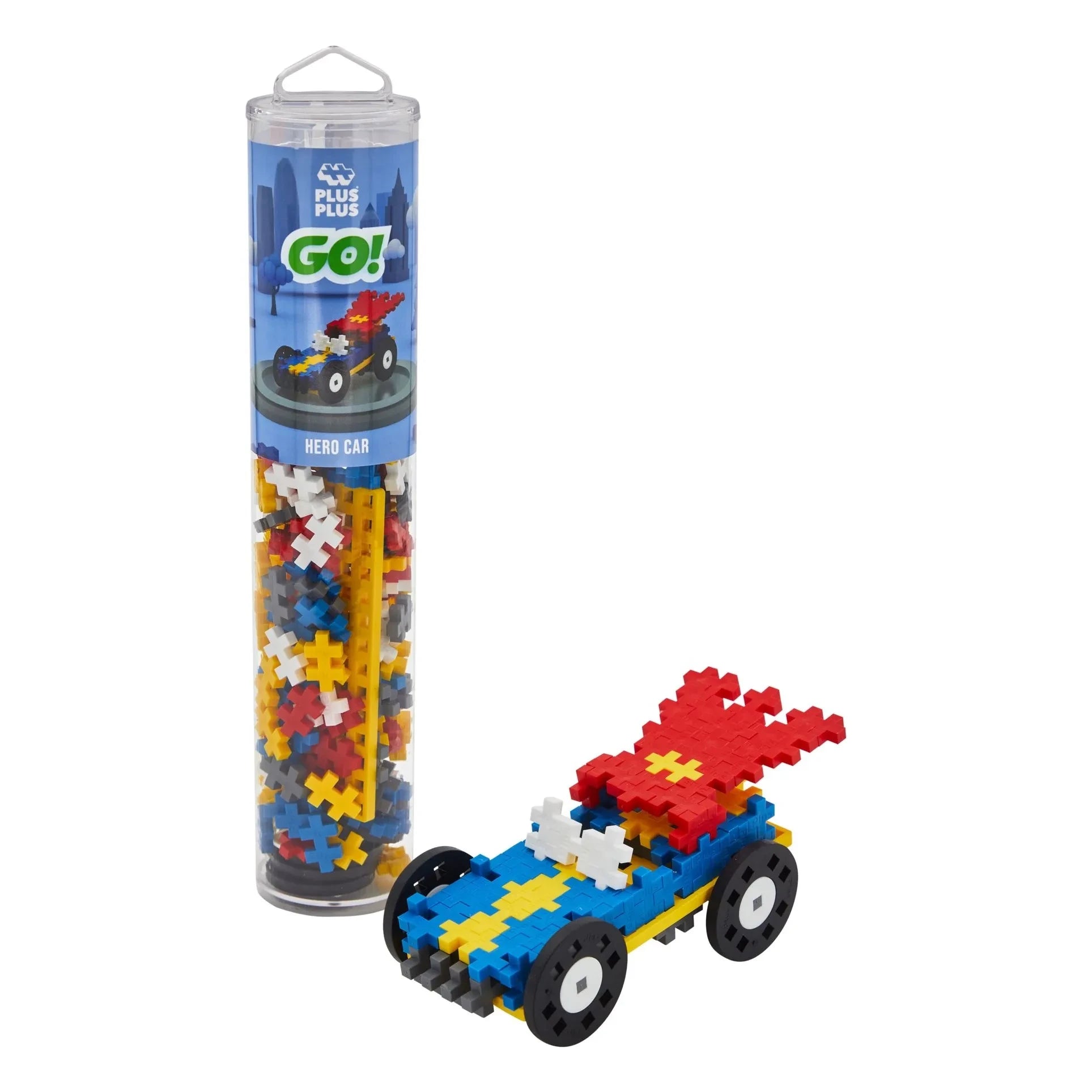Plus-Plus - Tube Superhero Araba - 200 Parça