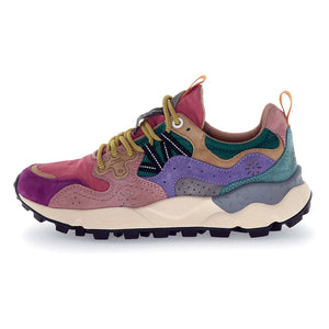 Flower Mountain - Yamano 3 Süet ve Naylon Sneakers | Pembe