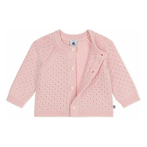 Petit Bateau - Soluk Pembe Yün Hırka