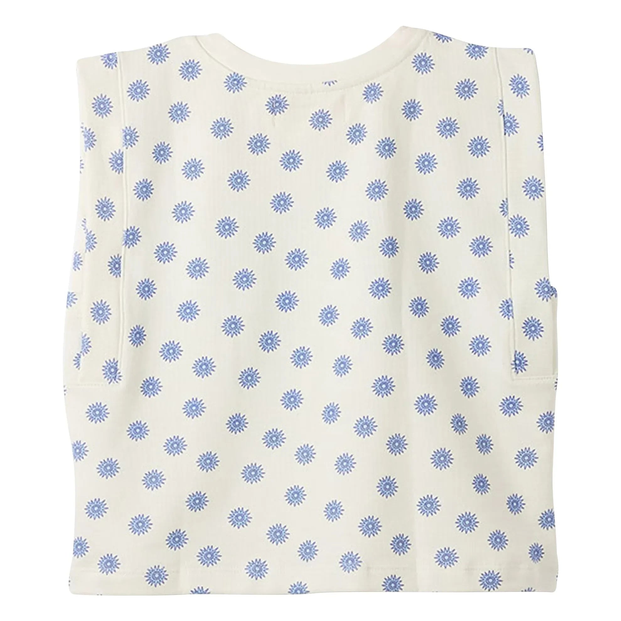 Fabula - Soleils Molton Kolsuz Sweatshirt | Beyaz