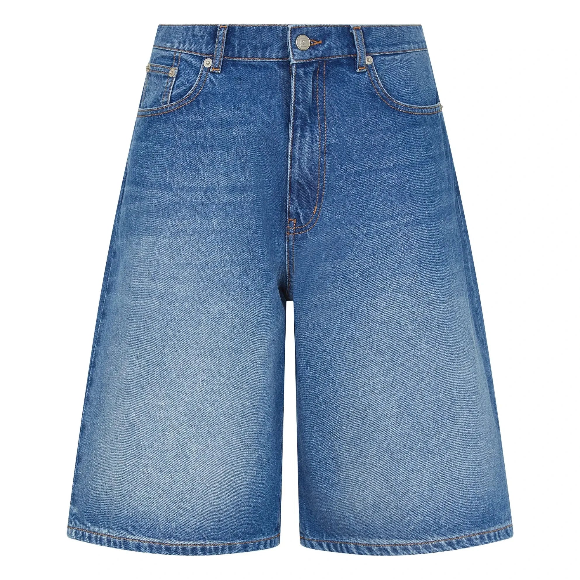 Smallable Woman - Paola Denim Bermuda Şort | Denim mavi