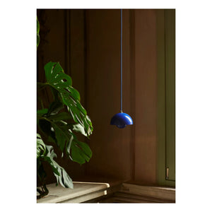 & Tradition - Flowerpot VP10 sarkıt lamba, Verner Panton | Mavi