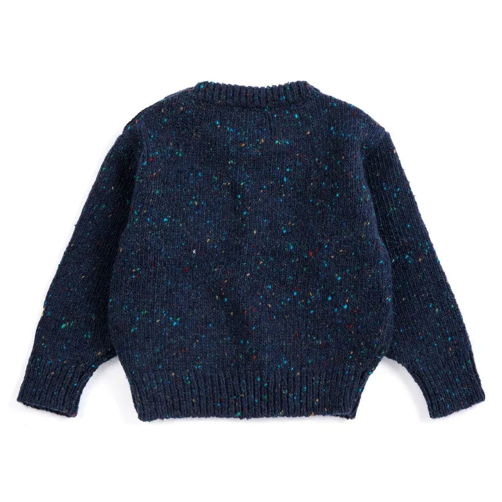 Bobo Choses - Baby Wool Saucer Kazak | Lacivert