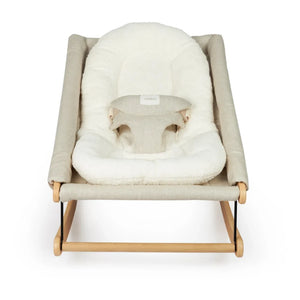 Nobodinoz - Growing Green Baby Bouncer İçin Organik Pamuk Havlu Kumaş Yenidoğan Minder İçi