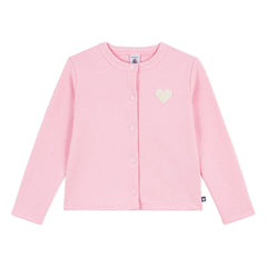 Petit Bateau - Uni Molleton Ceket | Pembe