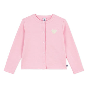 Petit Bateau - Uni Molleton Ceket | Pembe