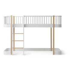 Oliver Furniture - Orijinal Ahşap Çatı Yatak 90x200 cm | Meşe