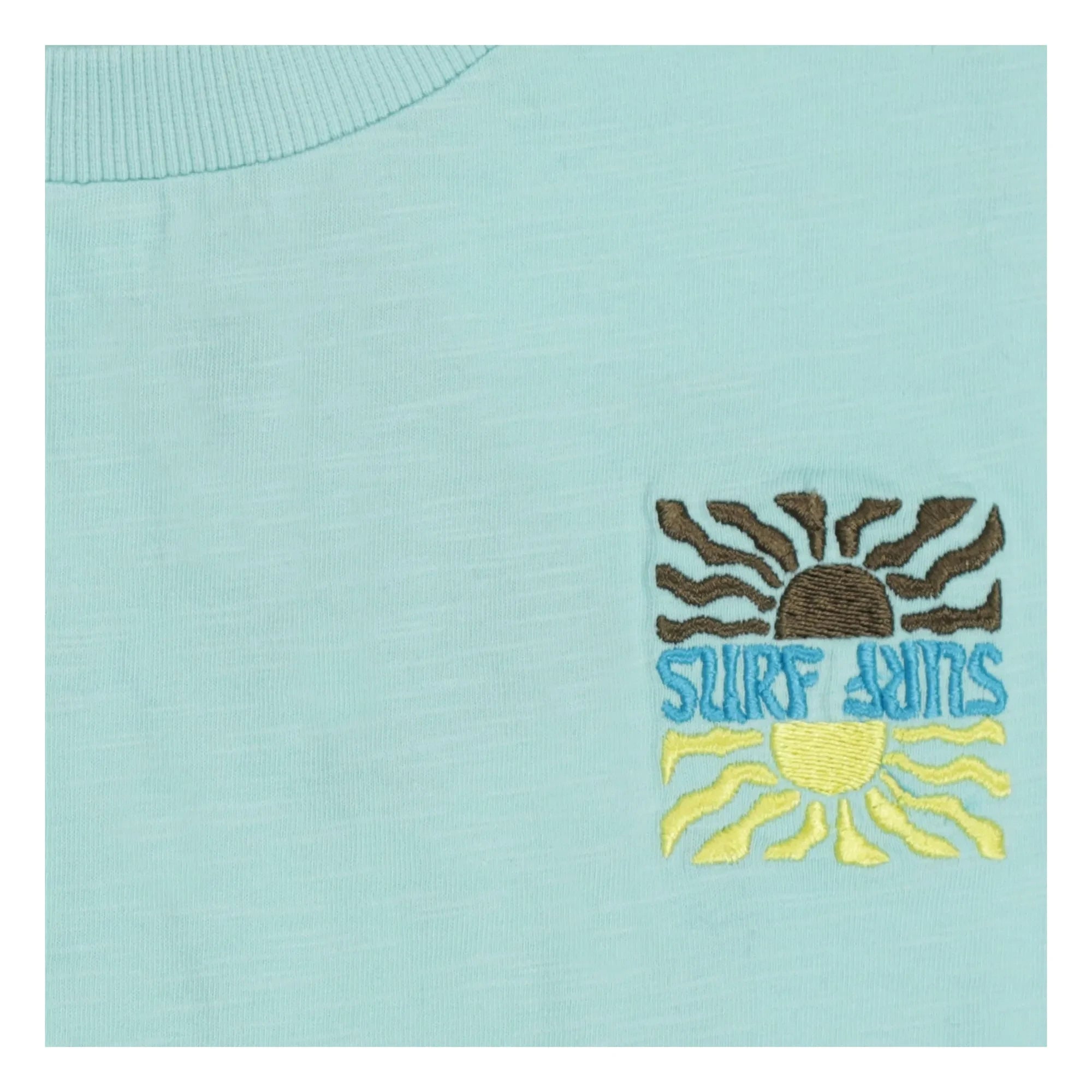 Tumble N'Dry - Reef Sunset Organik Pamuklu Tişört | Açık mavi