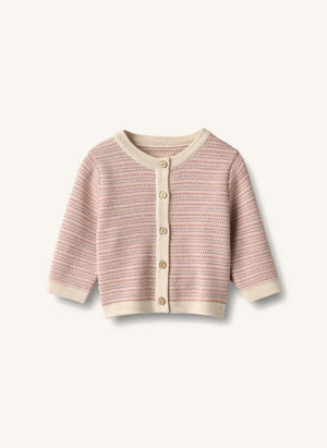 Wheat - Nico Merino yün hırka | Pembe