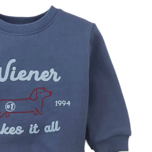 Gingersnaps - Riccardo Bebek Köpek Sweatshirt | Mavi