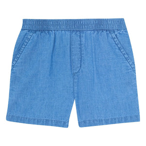 Bonton - Kısa Lyon Chambray | Kot mavisi