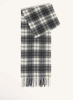Barbour - Yün Ekose Atkı | Gri