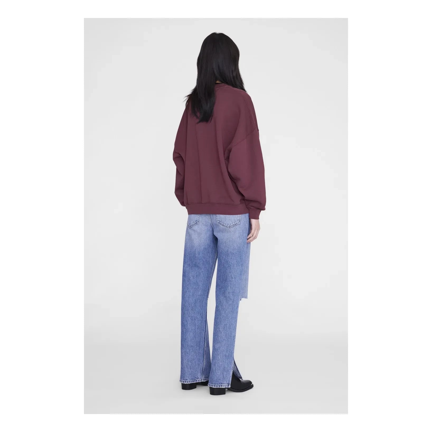Anine Bing - Miles Letterman sweatshirt | Bordo
