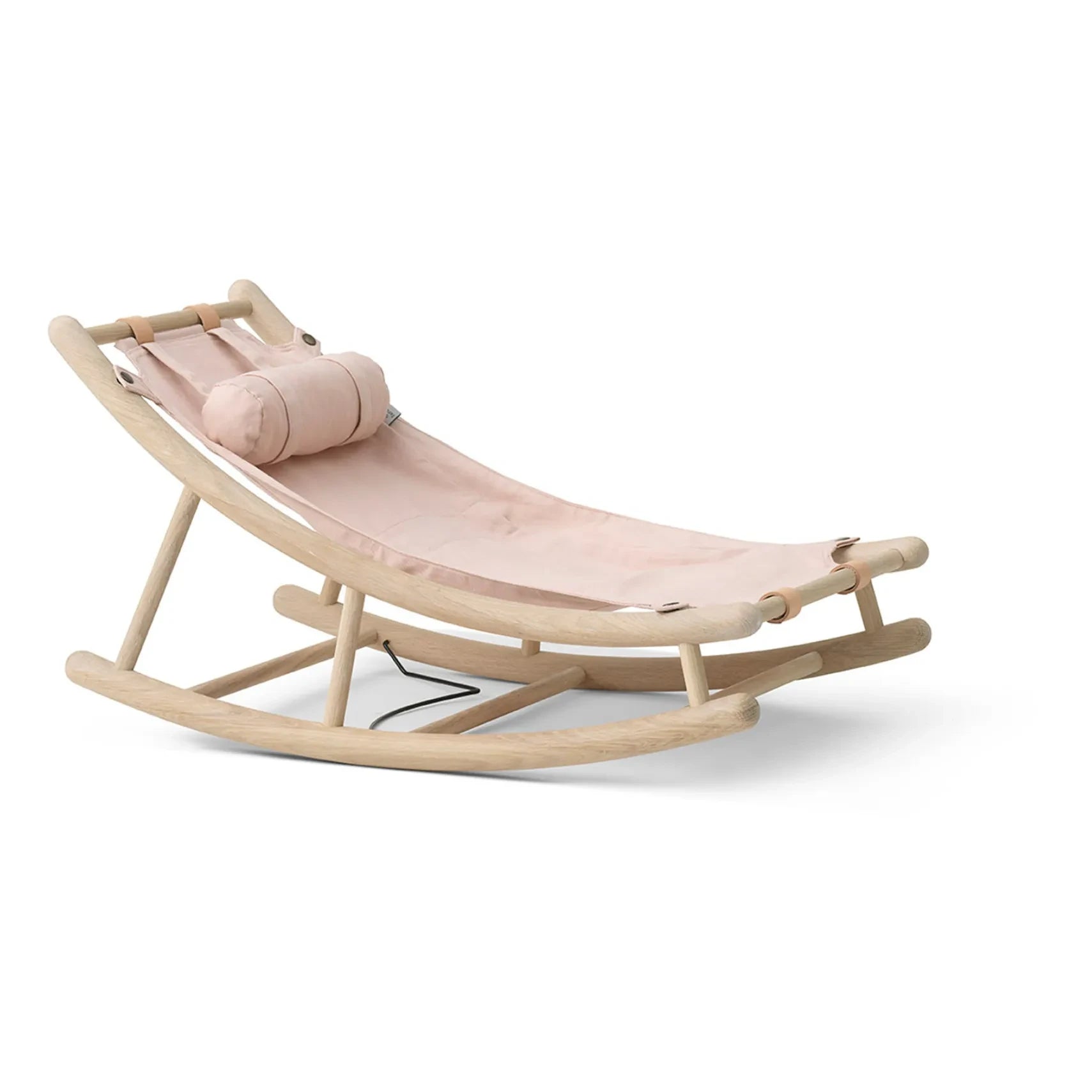 Oliver Furniture - Pembe Meşe Bebek Sallanan Sandalye