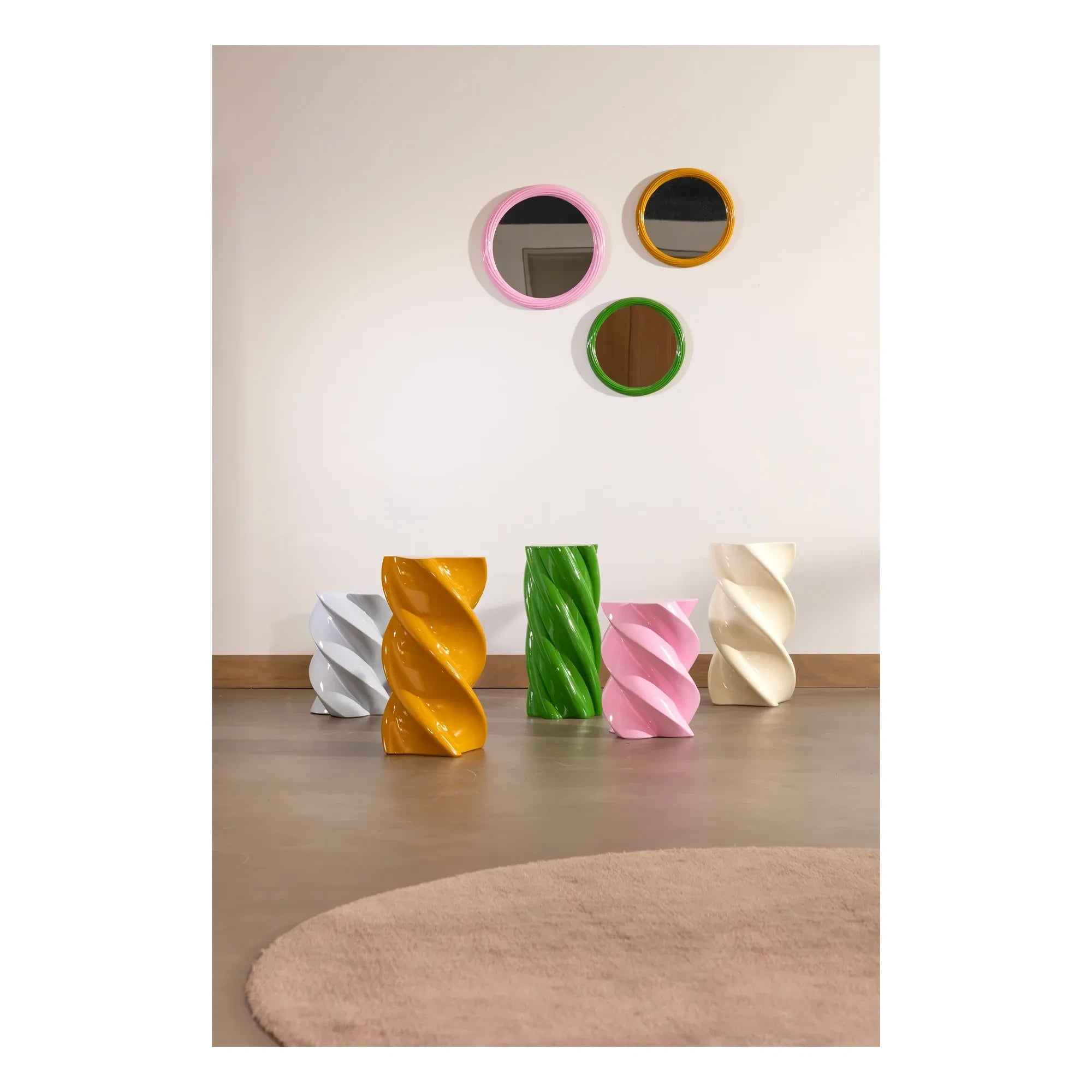&Klevering - Churros ayna | Pembe